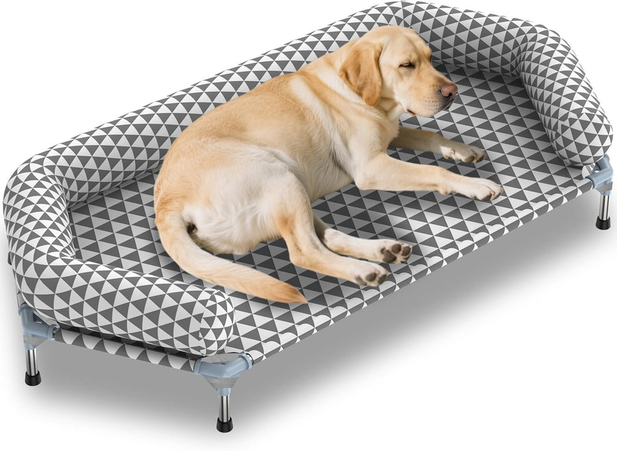 Extra Large Orthopedic Elevated Dog Bed 130x82cm