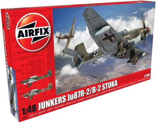 1:48 WWII Bomber Model Kit JU87B Set w/ Sprues Decals – Build Ready