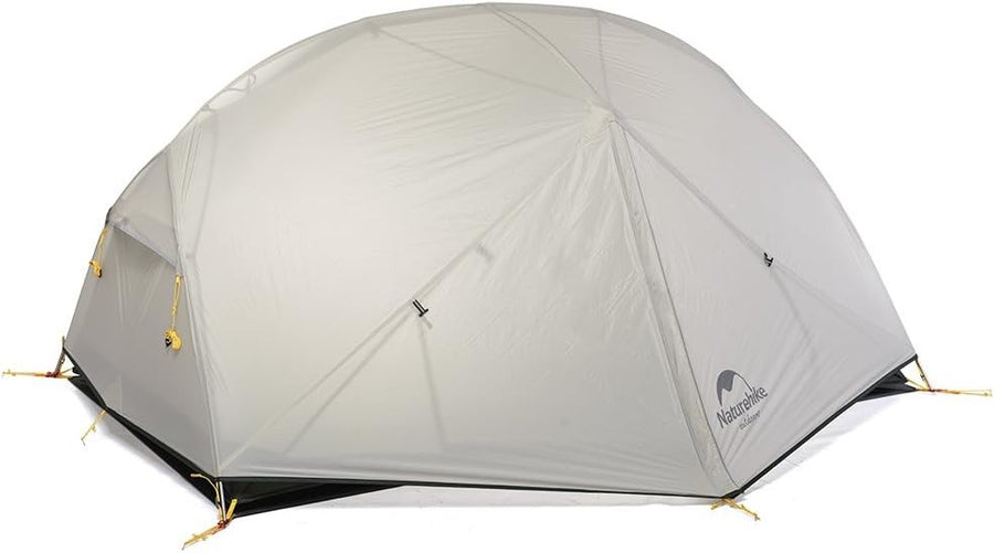 Ultralight 2 Man Camping Grey Tent Waterproof Double Layer Hiking