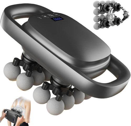 Deep Tissue Body Massager 16 Head Electric Muscle Relief 99 Level LED Control