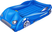 Kids Inflatable Travel Bed Toddler Air Mattress with Safety Sides Blue