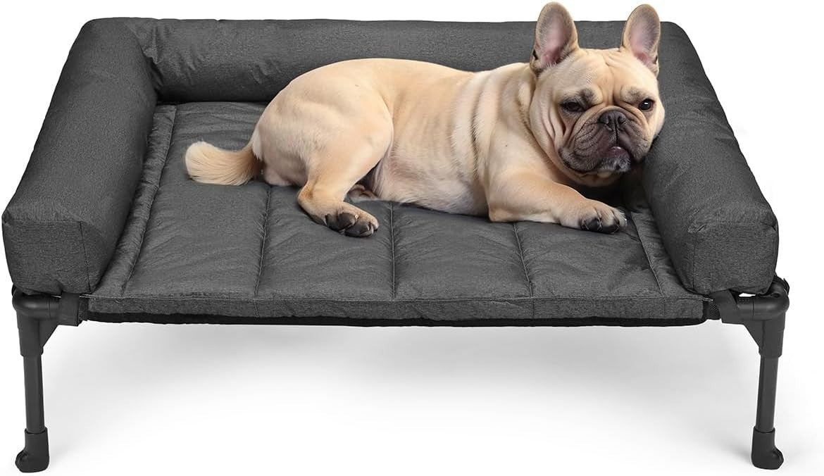 Elevated Dog Bed 81x64cm Raised Cooling Mesh Washable