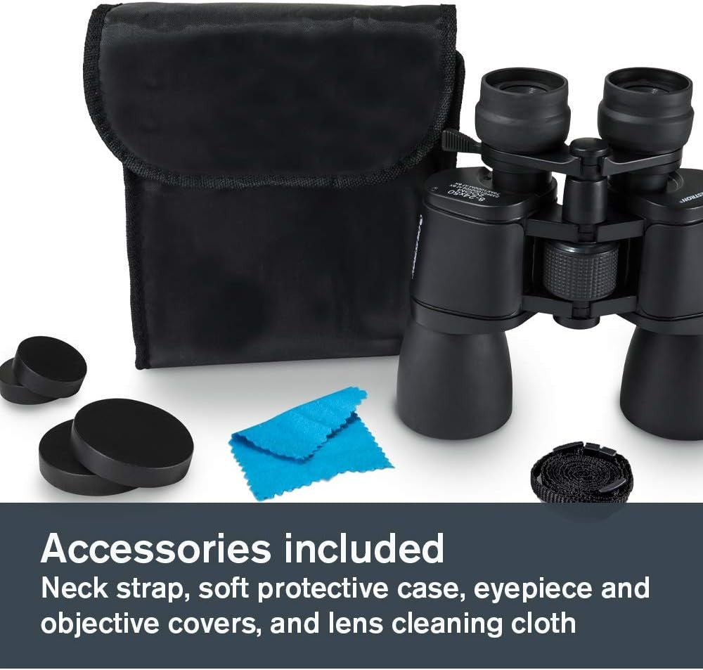 8-24x50 Zoom Binoculars Waterproof K9 Optics Wide View Outdoor Birdwatching