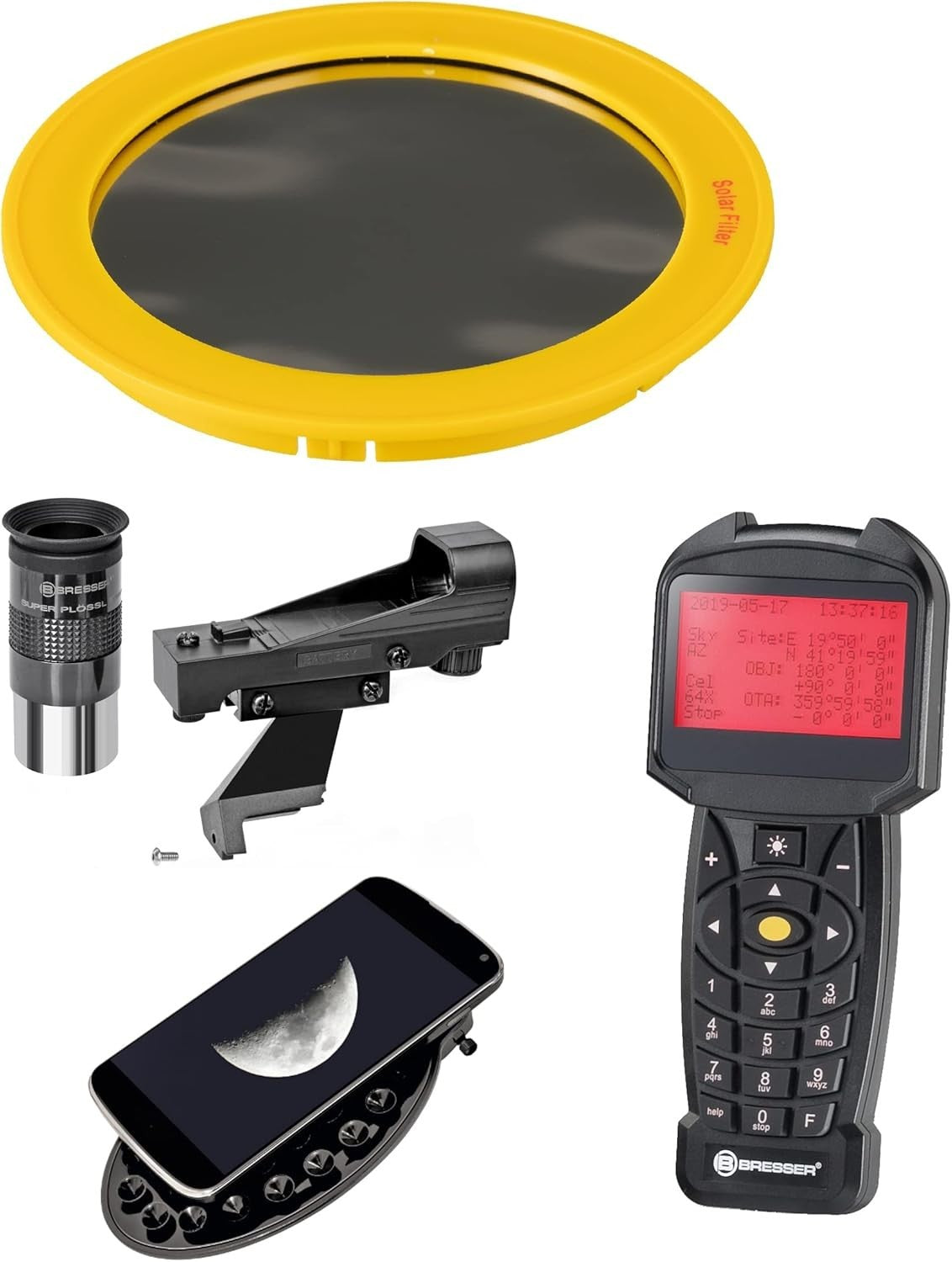 102/1470 GoTo Maksutov Telescope EQ/AZ Mount w/ Tripod & Smartphone Holder