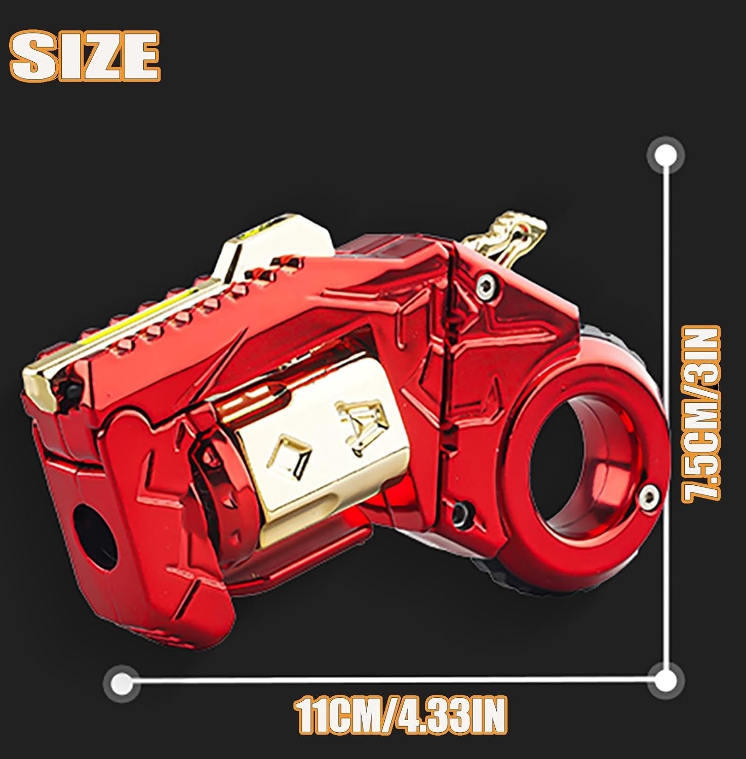 Colorful Metal Fidget Slider EDC Stress Relief Finger Toy
