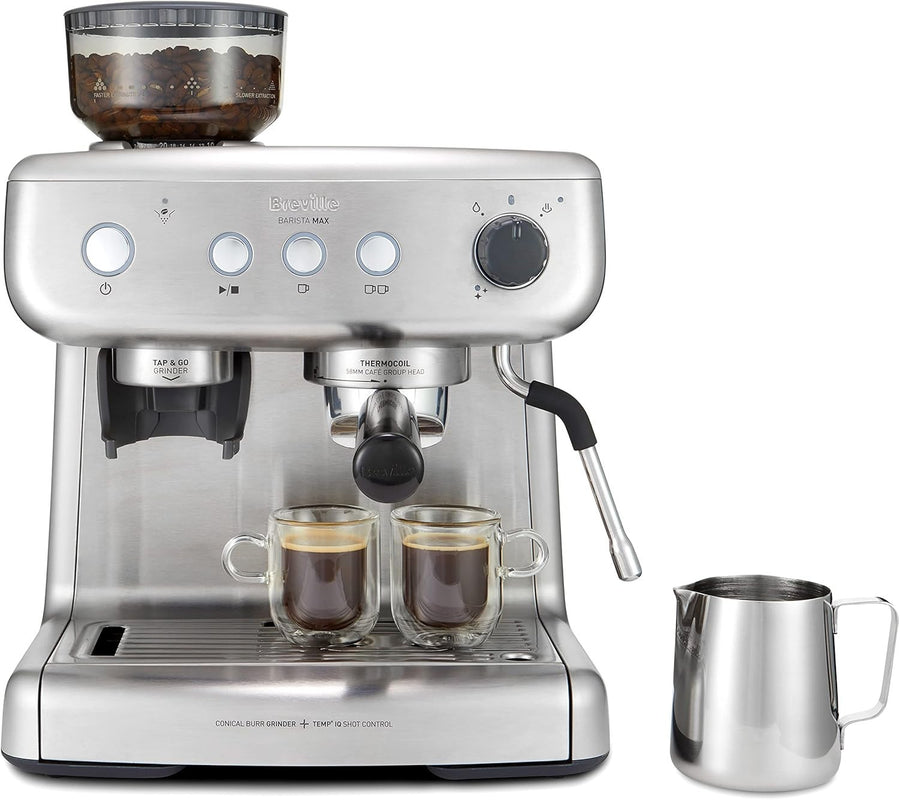Espresso Coffee Machine | Built-In Bean Grinder | Milk Frother | 2.8L Tank