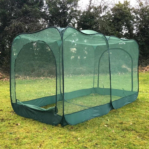 Pop Up Giant Chicken Run 2.5x1.25x1.35m Bird Flu Secure Cage