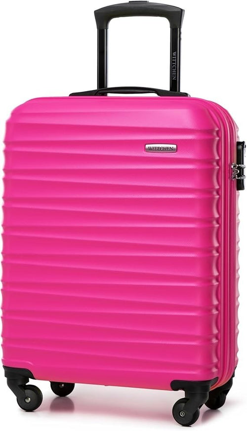 Lightweight Cabin Suitcase Carry On 4 Wheel Spinner Lock 34L