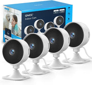 4 Pack 1080P Indoor Security Cameras Baby Pet Monitor WiFi CCTV