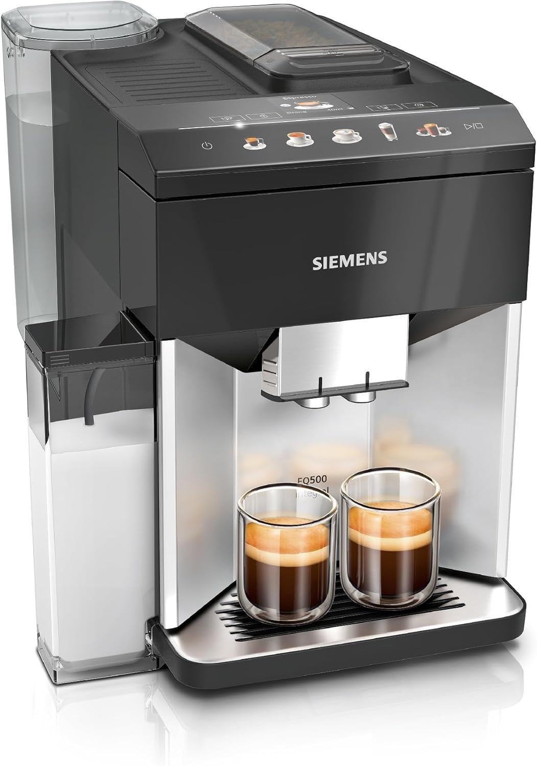 Fully Automatic Bean-to-Cup Coffee Machine Touch Display Milk Frother 9 Drinks