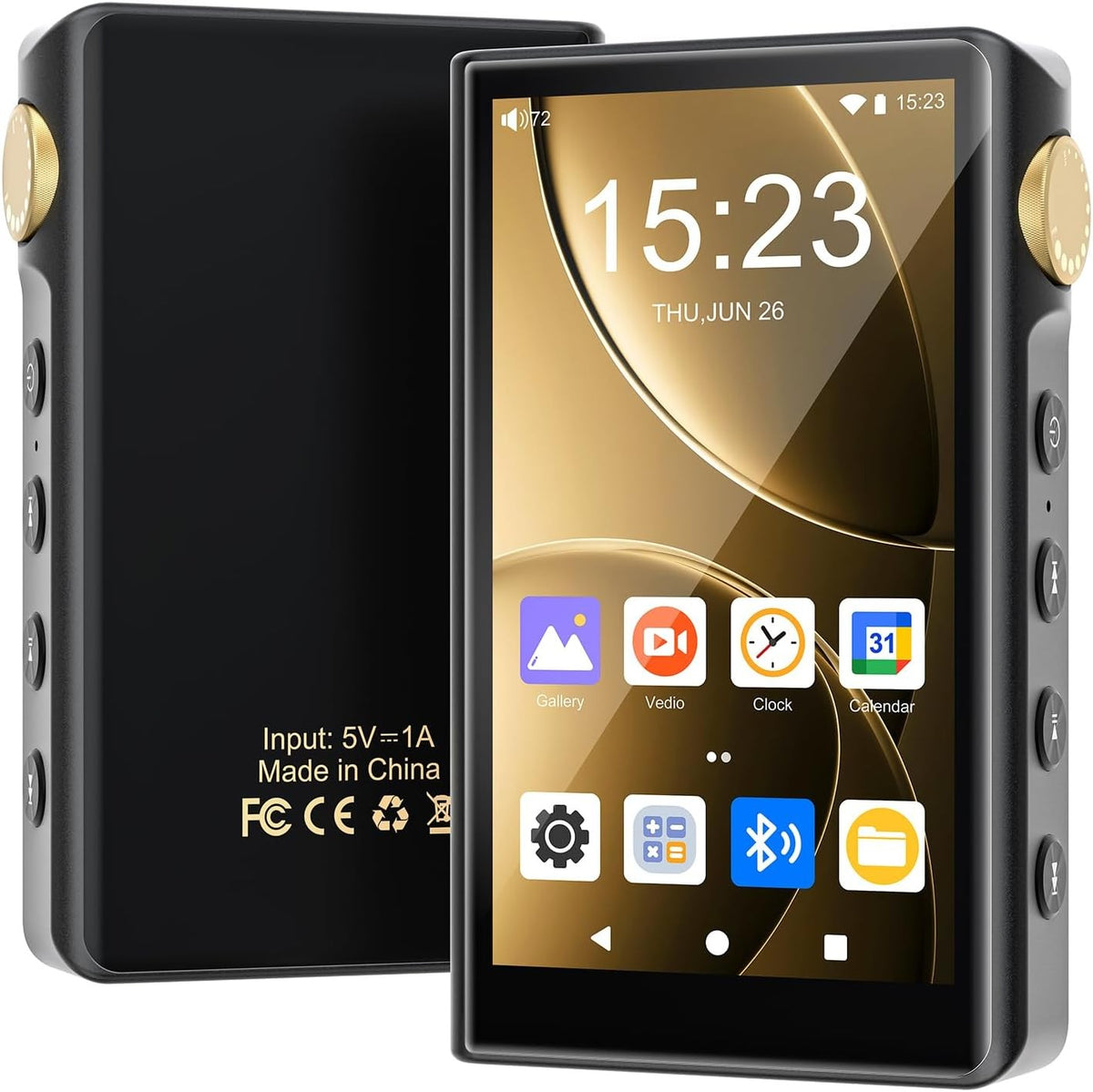 96GB HiFi MP3 Player Bluetooth 5.0 DSD DAC FM 512GB