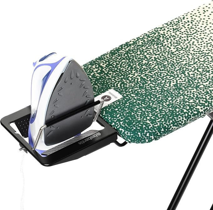 Compact Ironing Board 110x30cm Adjustable Height Foldable Non-Slip