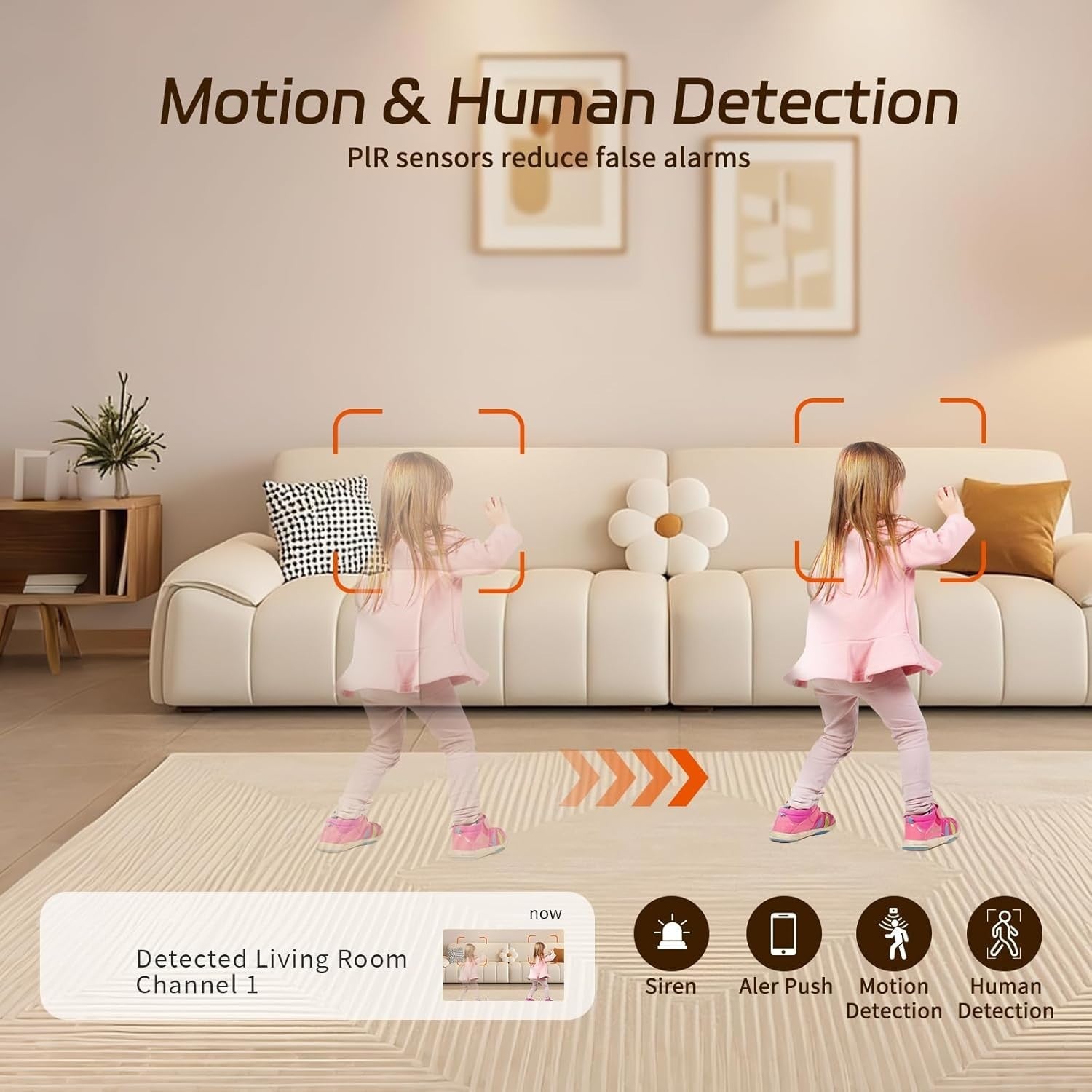 2K Indoor Security Camera 2 Pack 360° WiFi Baby Pet Monitor Night Vision