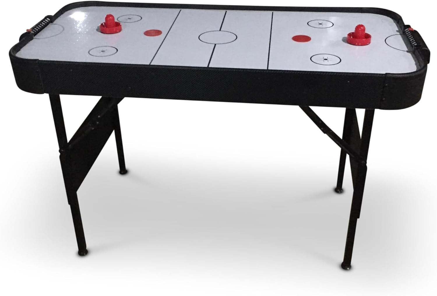 4FT Folding Air Hockey Table Manual Scorer Compact Indoor Arcade Game