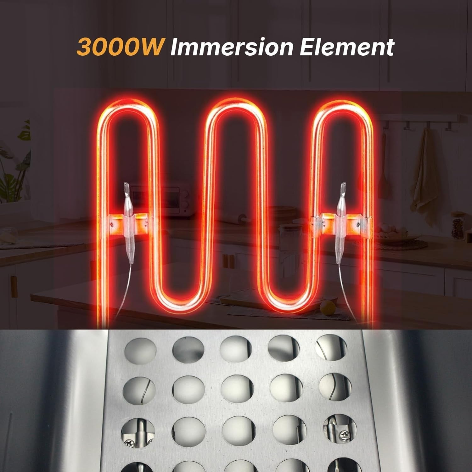 10L Electric Deep Fat Fryer 3000W Stainless Steel Countertop Chip Fryer