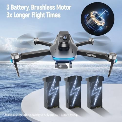 4K GPS Drone with Camera, 360° Obstacle Avoidance, Brushless Motor  249g