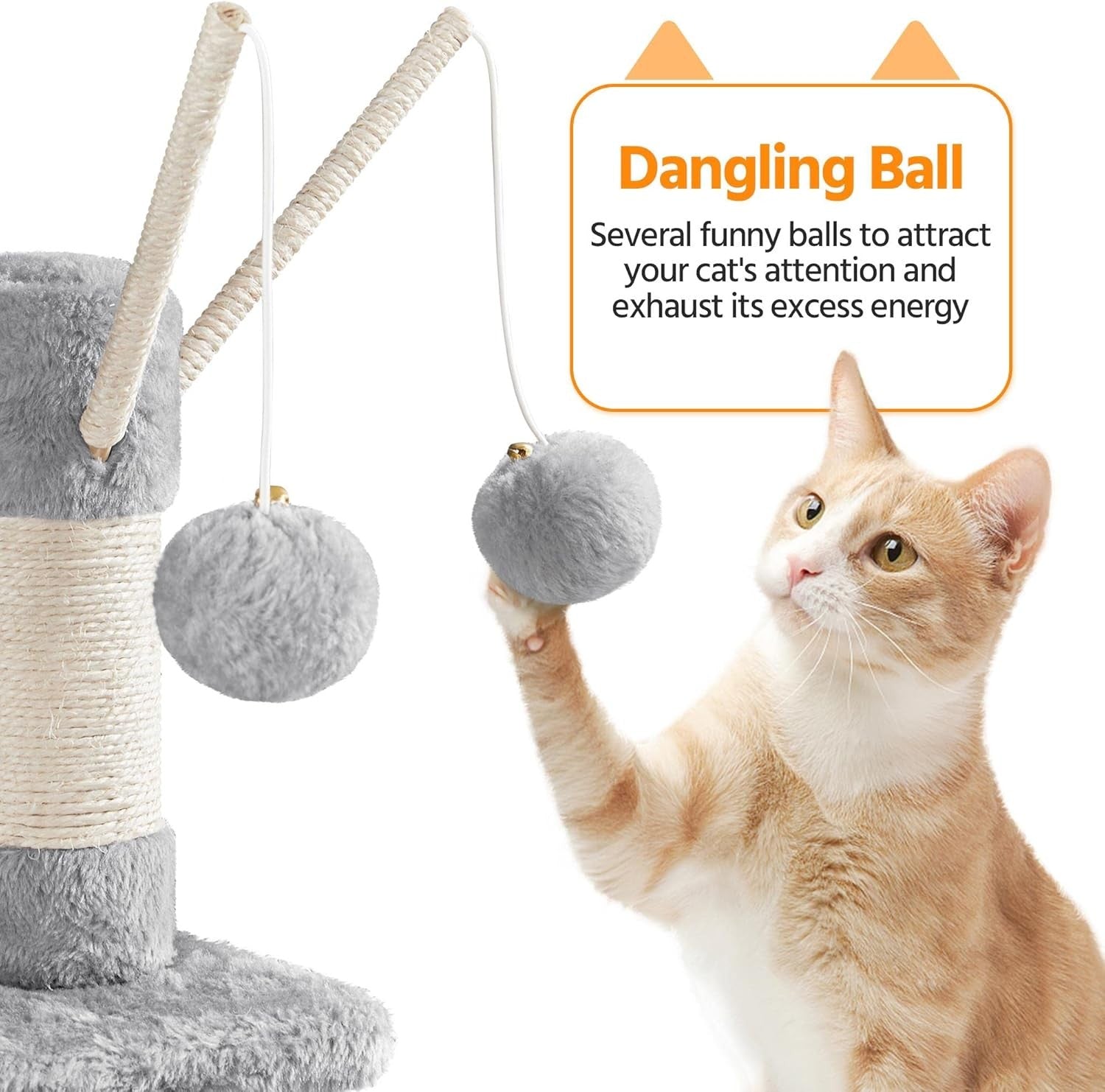 170cm Cat Tree Tower Multi Level Condo Hammock Basket Scratching
