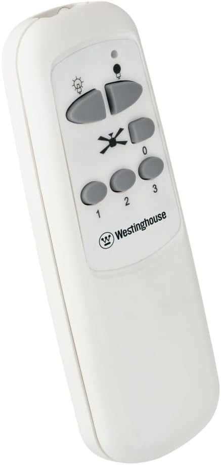 Westinghouse Bendan 132CM Ceiling Fan with Opal Glass, Remote, White, 5 Blades