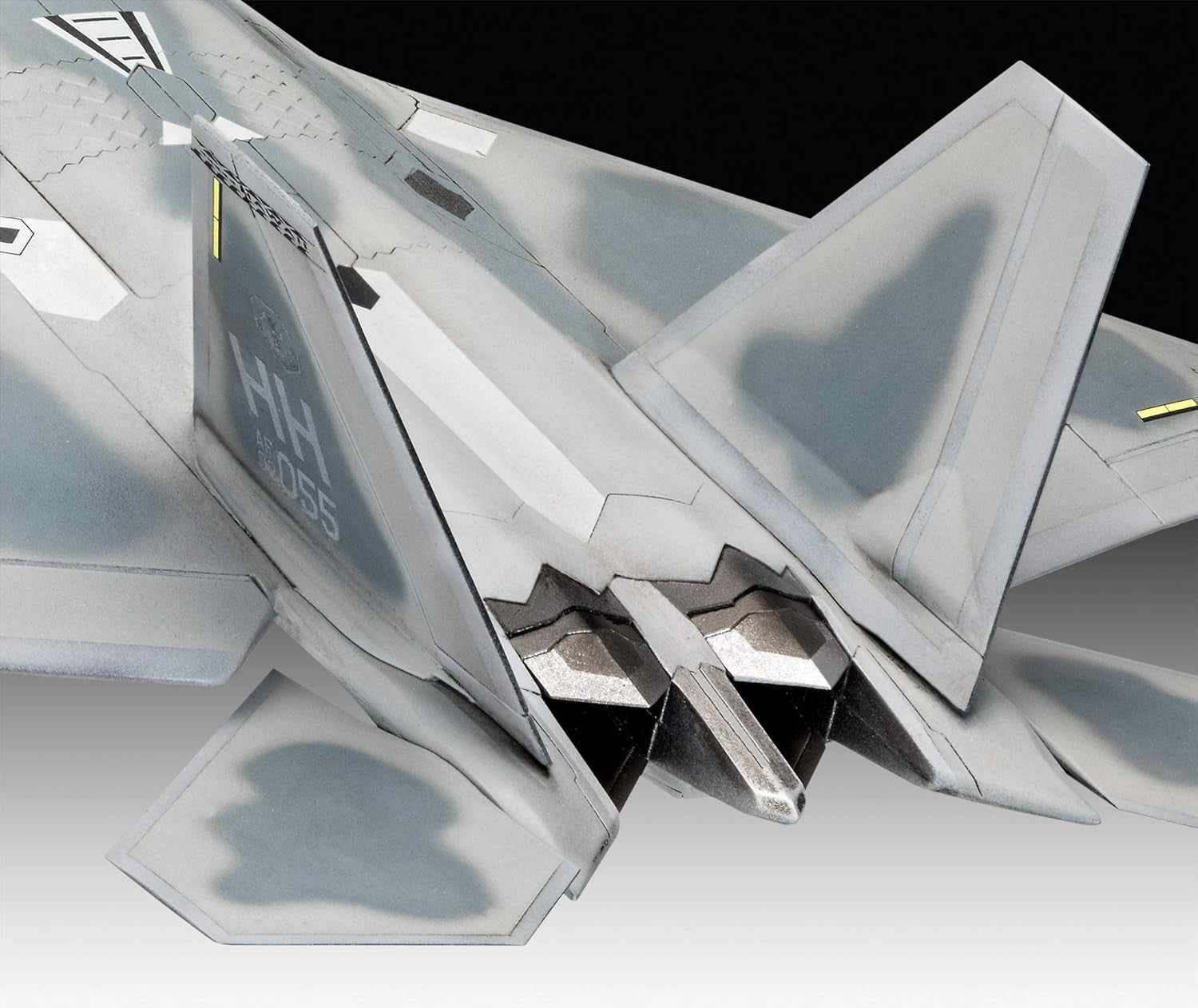 1:72 F-22A Raptor Jet Model Kit – Military Aircraft Build Set Unpainted