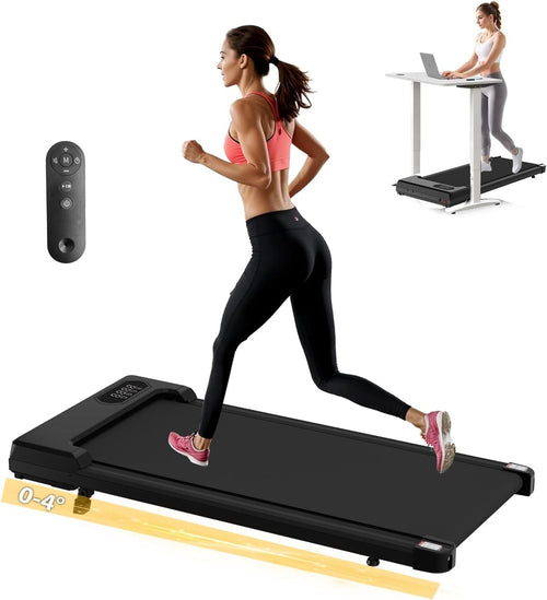 Portable Foldable Walking Treadmill 6km/h Incline LED Display Home Office