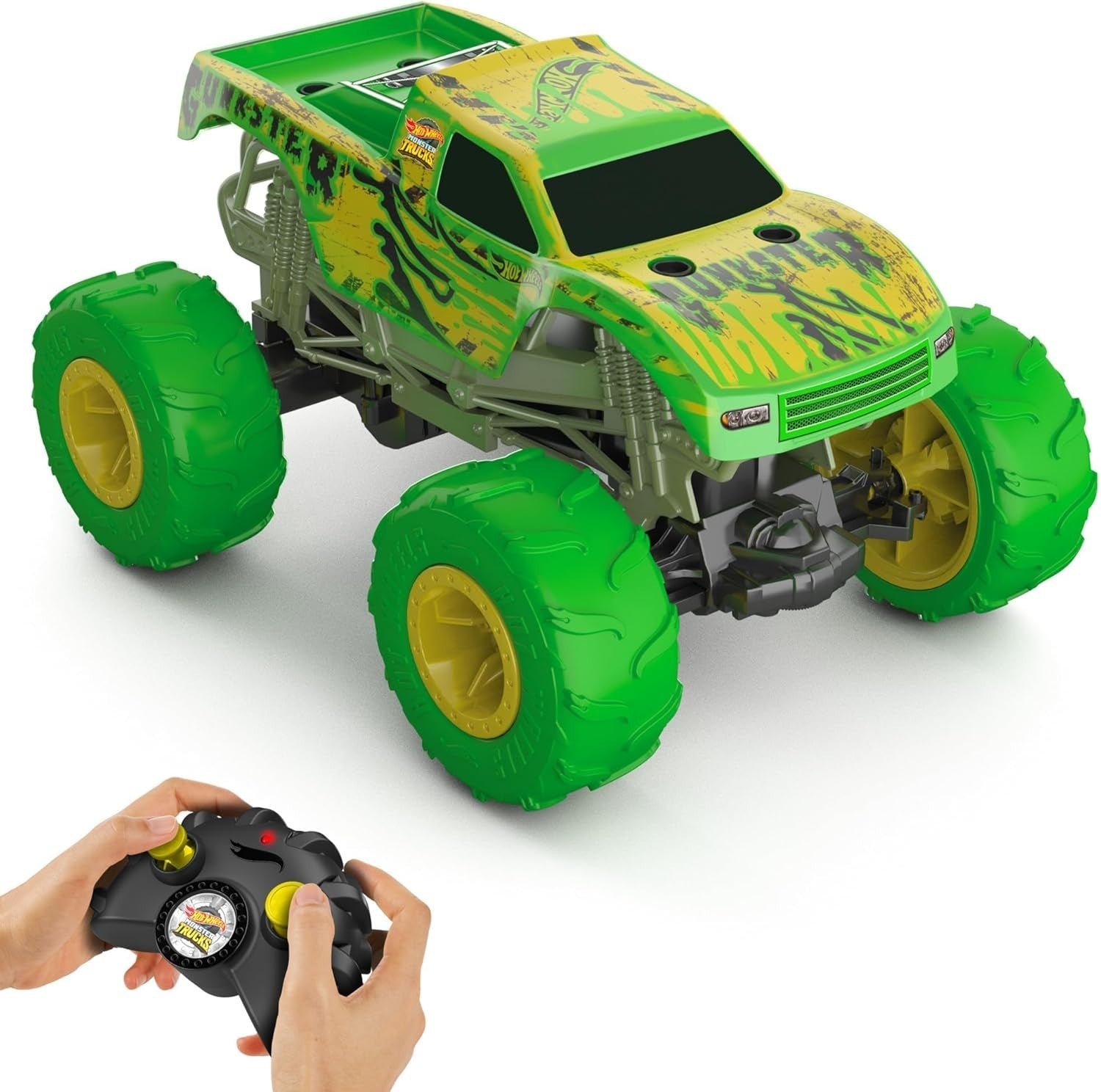 Glow in the Dark Monster RC Truck 1:15 Scale – Off Road 4WD Stunt Car
