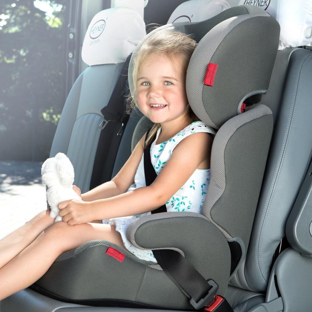 Highback Booster Seat 4–12 Years 15–36kg Lightweight Travel Comfort