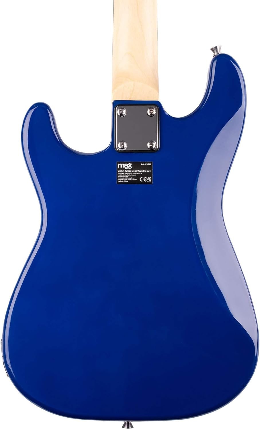 3/4 Junior Electric Guitar Starter Kit Blue w/ Amp & Accessories