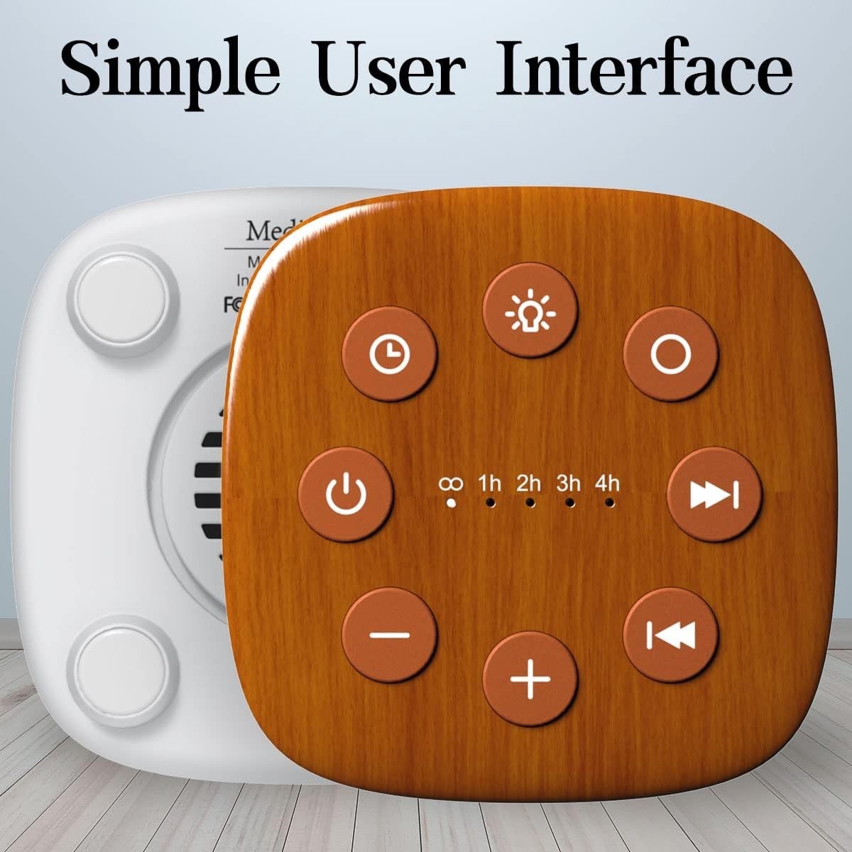 Portable White Noise Machine 30 Soothing Sounds Night Light Sleep Aid