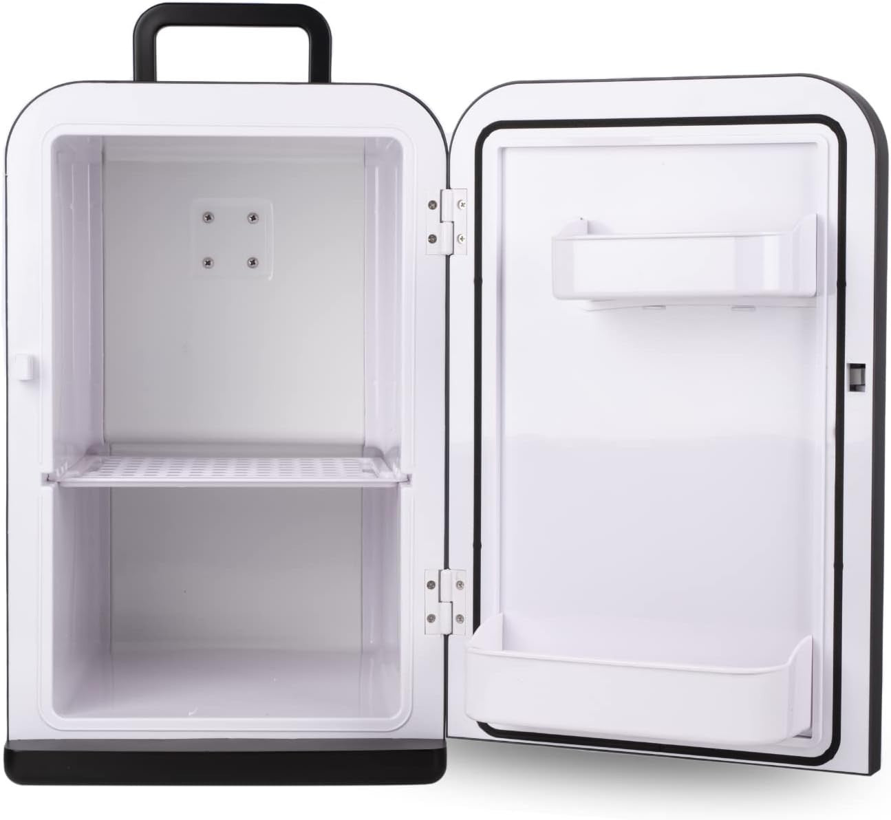 15L Black Mini Fridge Portable AC/DC Tabletop Cooler & Warmer