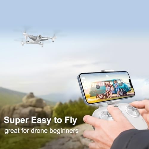 HD Drone Quadcopter Kids Beginner 40min Flight Optical Flow Easy Fly RC