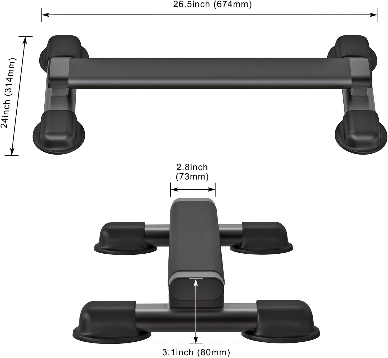 Steel Calf Raise Bar Block Squat Wedge Trainer 800lb