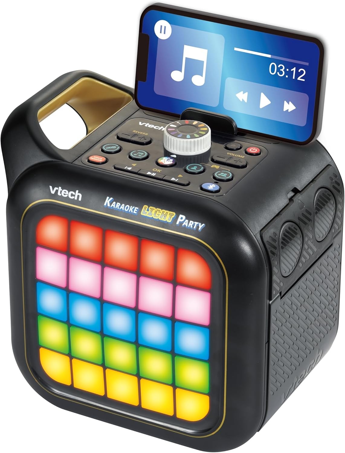 VTech Karaoke Machine Black 2 Wireless Mics Bluetooth Lights