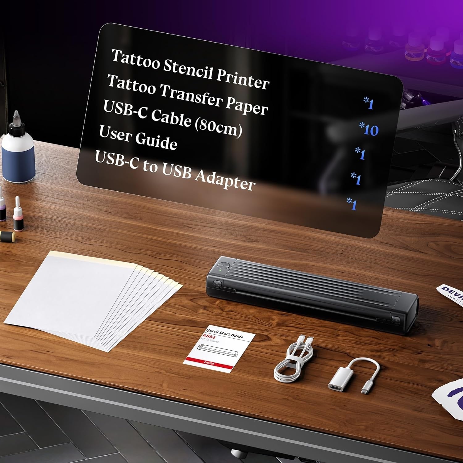 Itari A886 Tattoo Stencil Printer – Thermal Transfer Machine for Artists
