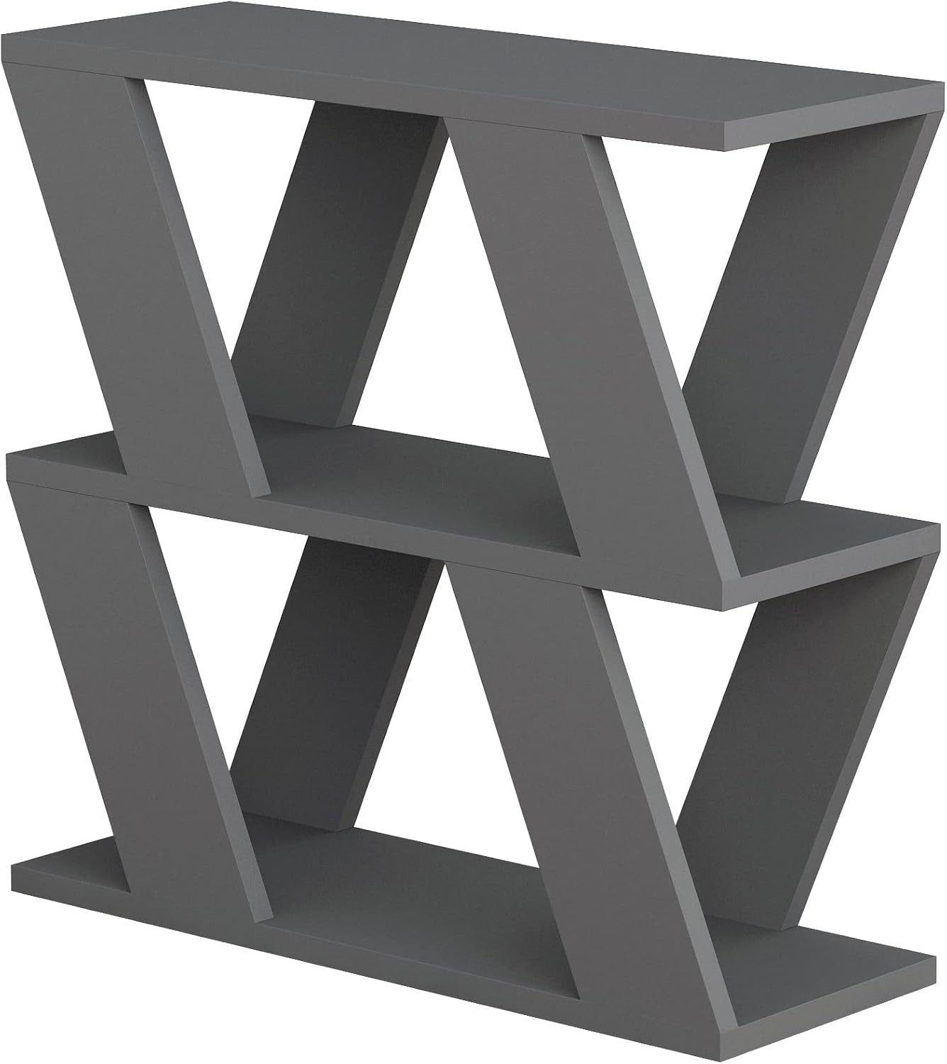 Slim 2 Tier Side Table with Storage | Space-Saving End Table for Living Room