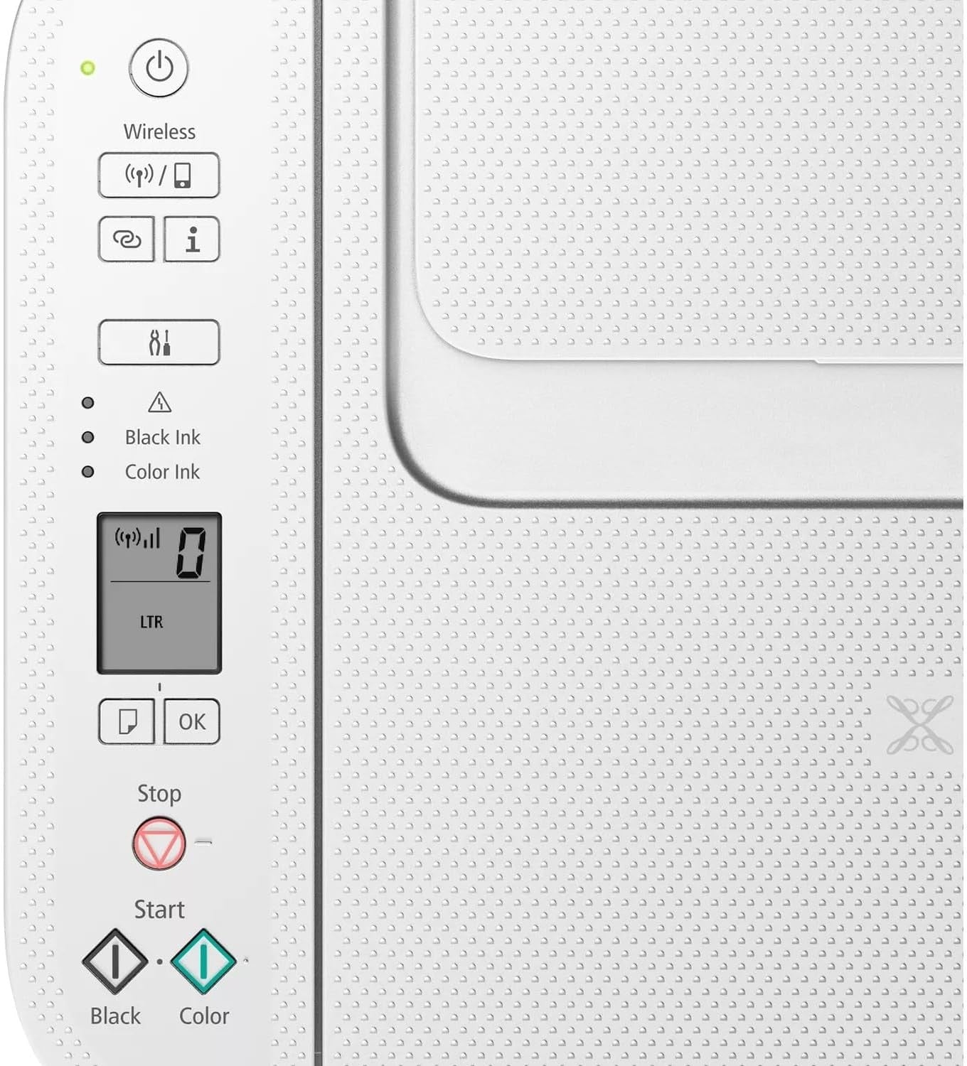 Compact Colour Inkjet Printer Copier Scanner White | Wi-Fi Home Office