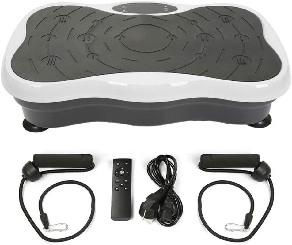 Portable Vibration Plate Massager Bluetooth Home Fitness Trainer 264lb
