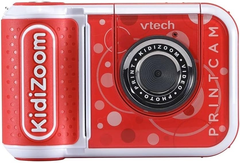 Kids Instant Print Camera Video Recorder Selfie Camera Games Red Toy