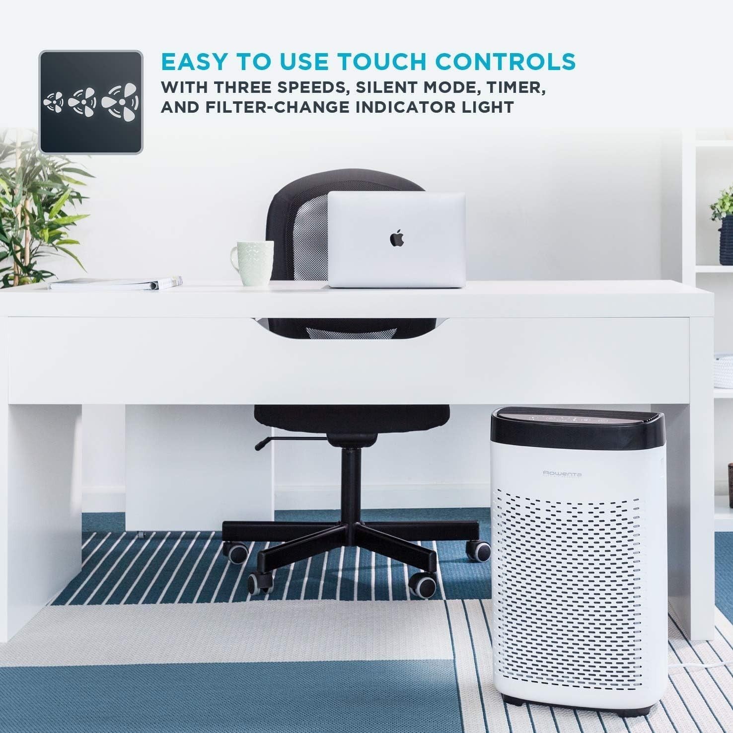 Air Purifier Home Office HEPA Carbon Filter Quiet Allergy CADR 230