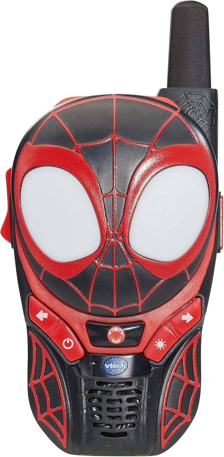 Kids Spidey Walkie Talkies 2 Pack Light Up Toys 200m Range Gift