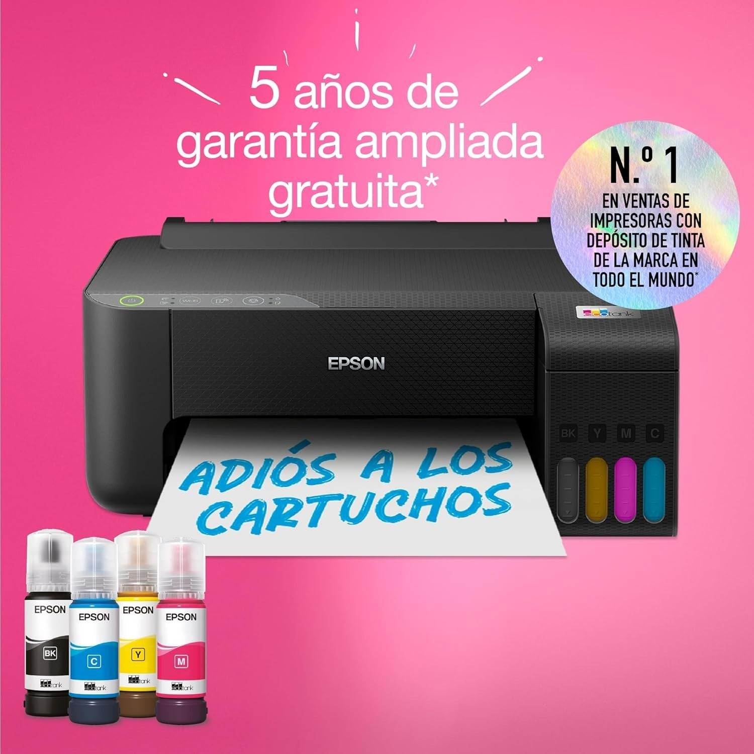Black Colour A3 Inkjet EcoTank Printer Wi-Fi USB Duplex Copy Scan