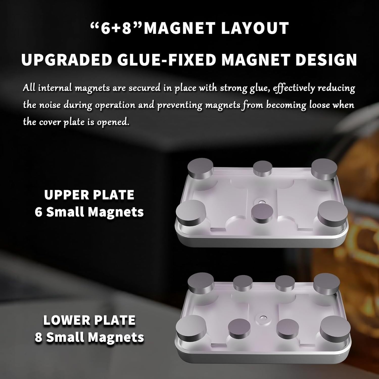 Magnetic Fidget Slider Zinc Alloy EDC Stress Relief Desk Toy
