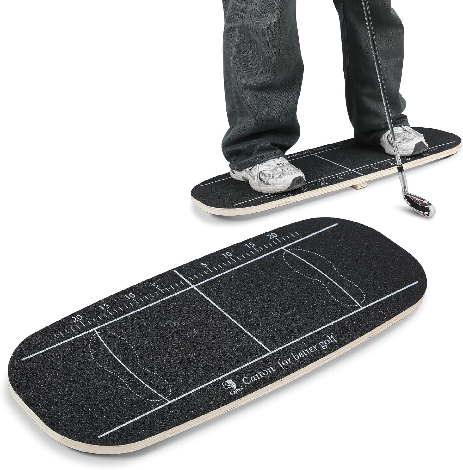 Golf Balance Board Swing Trainer Weight Shift Plate Aid
