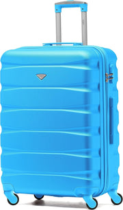 25” Medium ABS Check In Suitcase Lightweight Hard Case 4 Wheels
