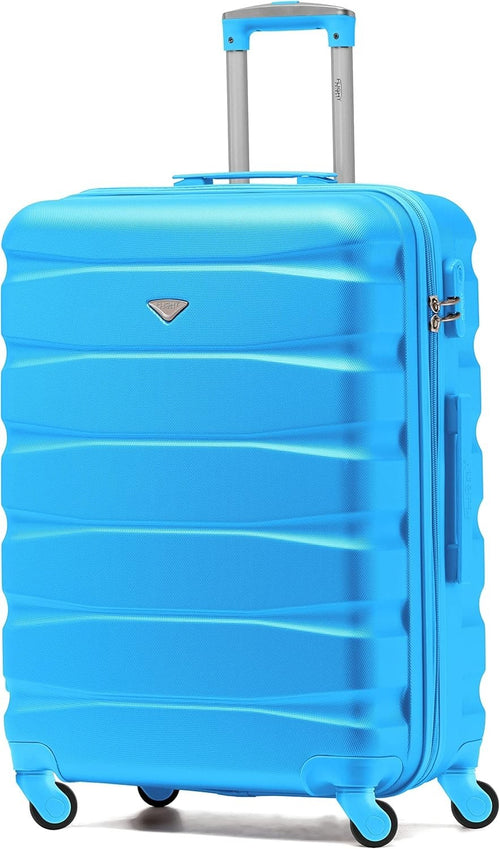25” Medium ABS Check In Suitcase Lightweight Hard Case 4 Wheels