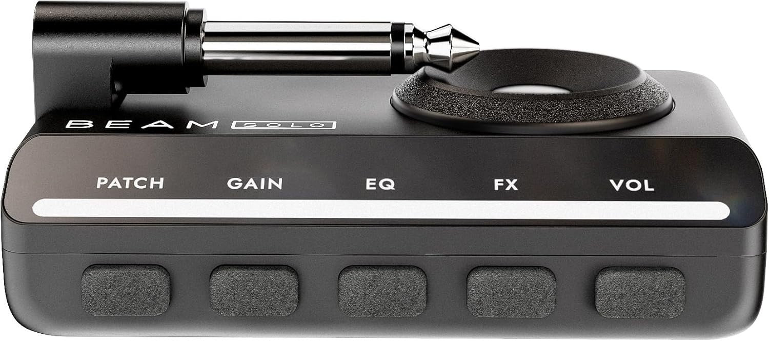 Portable Guitar Headphone Amp BEAM USB-C Bluetooth Tuner 6hr Battery