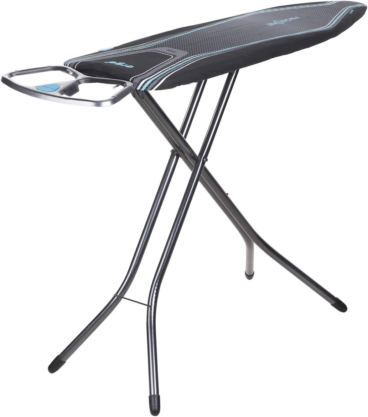 Ergonomic Ironing Board 122x38cm Adjustable Height Prozone Steam