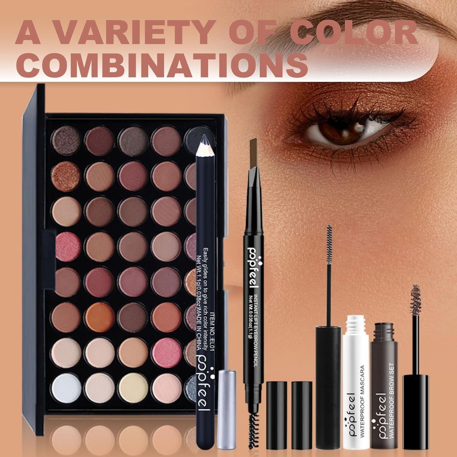 Makeup Kit for Women Full Starter Travel Set Palette
