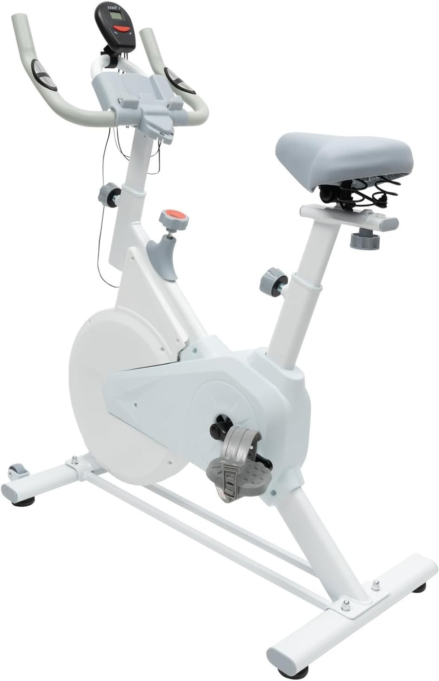 Quiet Indoor Exercise Bike w/ Adjustable Resistance, 8.8lb Flywheel & Holder