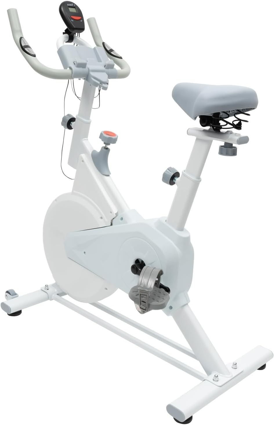 Quiet Indoor Exercise Bike w/ Adjustable Resistance, 8.8lb Flywheel & Holder