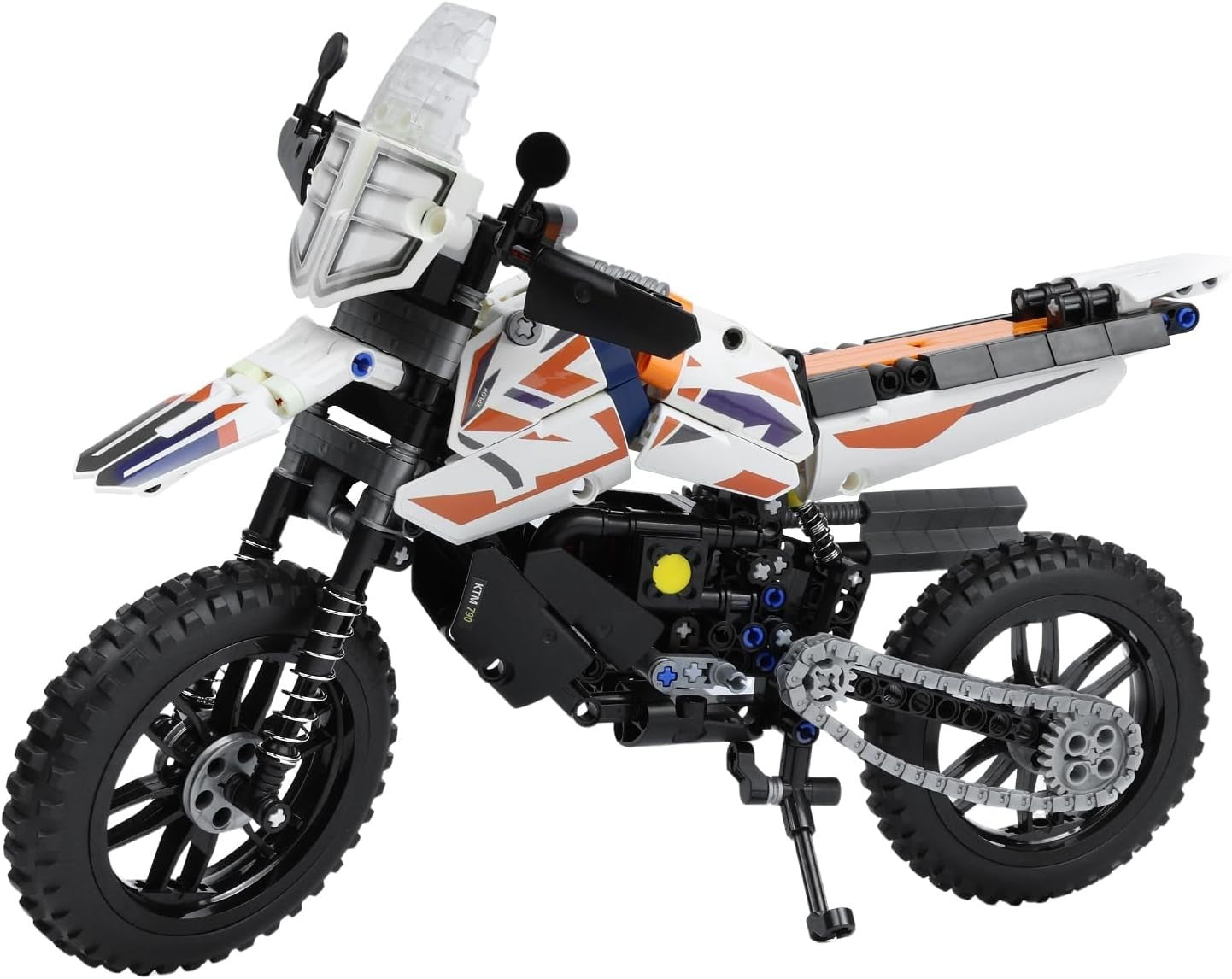 Motorcycle Building Blocks Toy Set - 434 Pieces, Realistic, Kids 6+ STEM Gift